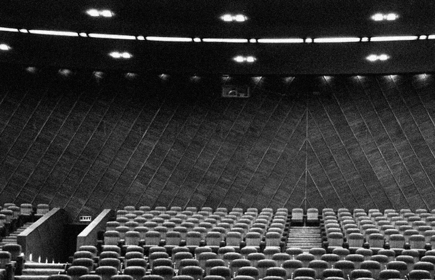 Acoustic panelling detail — FICCI Auditorium, New Delhi